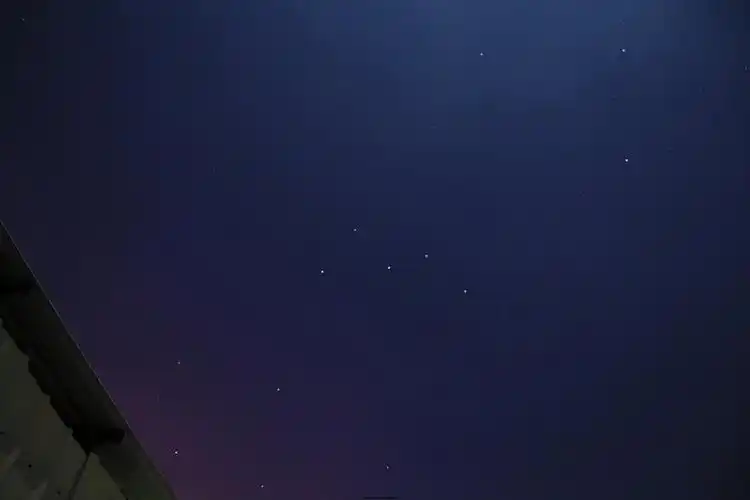 无意中拍的一张仙后座