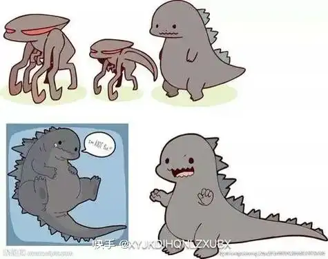 哥斯拉 #哥斯拉图片 #哥斯拉娘化 - 抖音