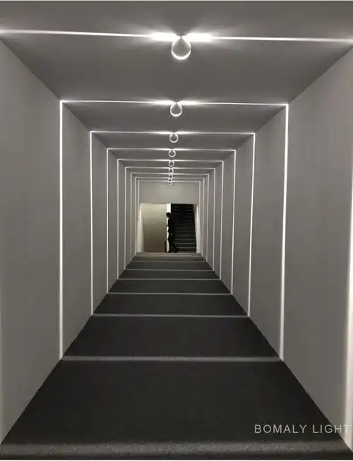 led天花灯过道壁灯聚光变色线条灯酒店ktv网咖创意现代走廊射灯