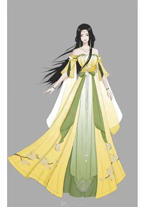 古风人物厚涂上色人物光源光影提高练习