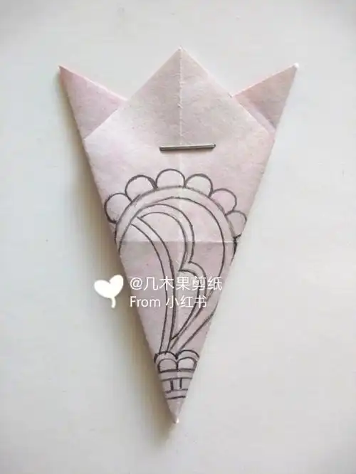 五角折剪纸教程分享