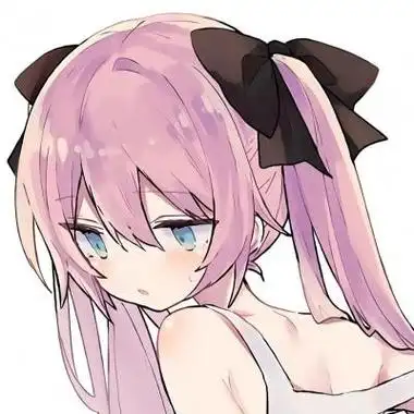 粉色双马尾动漫女头女生头像