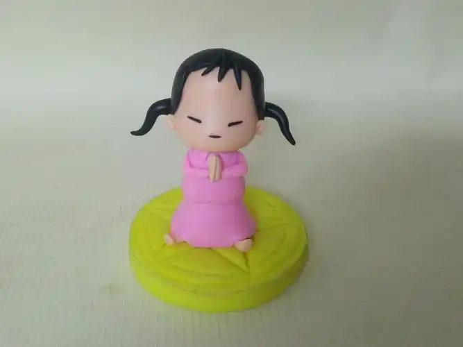 祈福小女孩粘土小教程