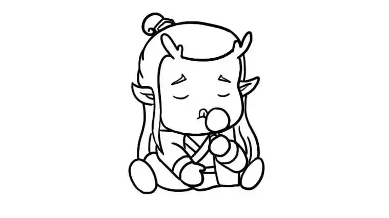 敖丙全身简笔画敖丙全身的画法