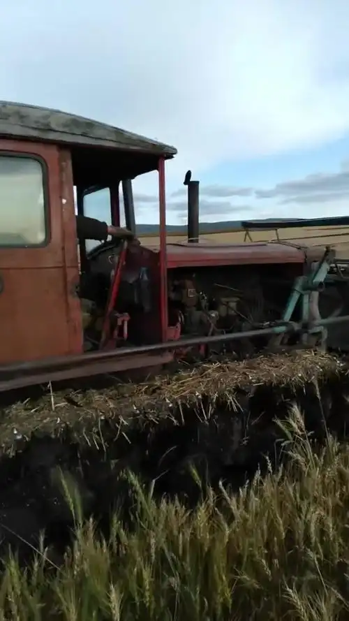 就这能把钱挣了不?#三农 #东方红链轨机