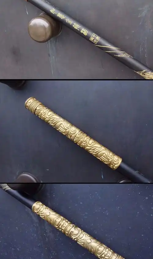 巧马高端高档龙泉高强度棍齐眉棍孙悟空如意金箍棒摆件定海神针少林