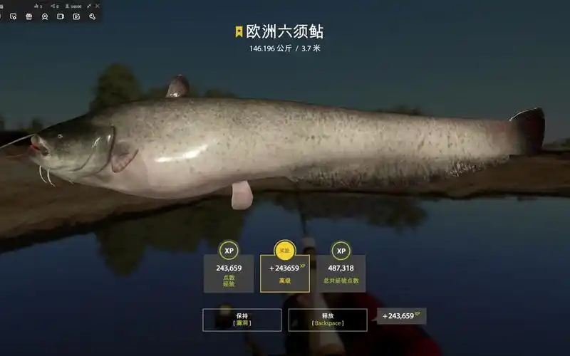 活动作品俄罗斯钓鱼4星欧洲六须鲶