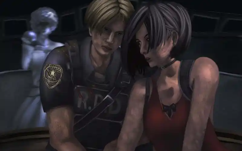 里昂&艾达 生化危机2《板绘》