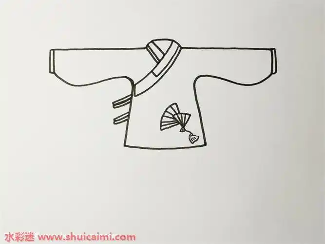 古风衣服怎么画古风衣服简笔画步骤