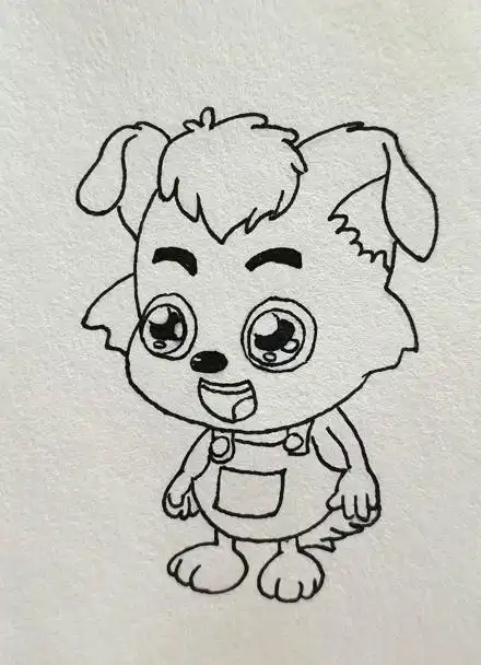 怎么画灰太狼最爱的小灰灰?