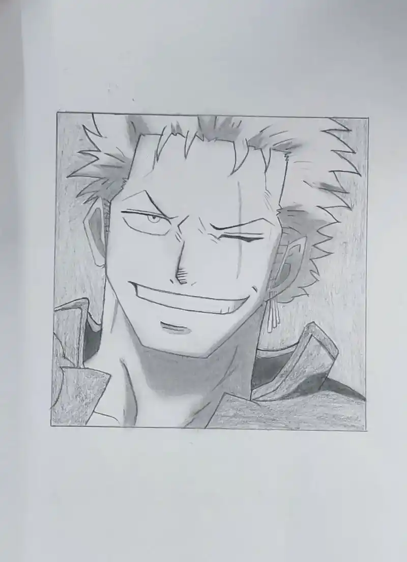 不专业,只是简单的画画#手绘#海贼王#索隆 - 抖音