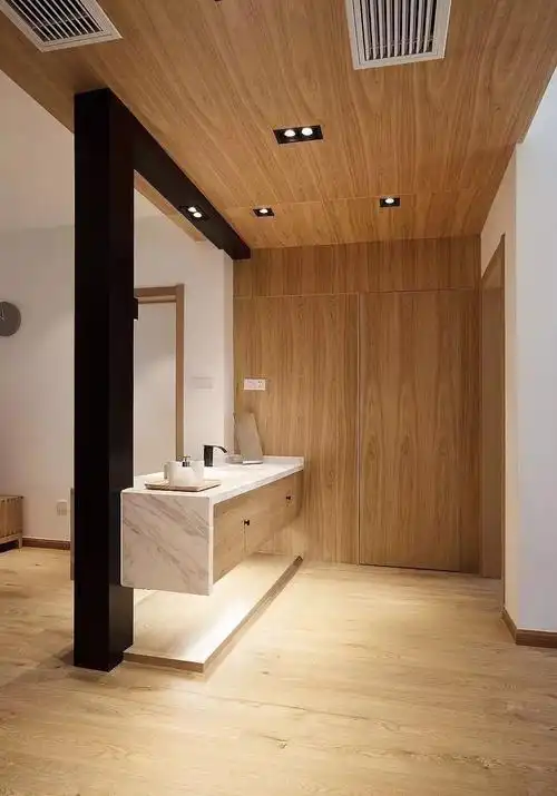 134㎡木地板 爬上墙,毫无违和感13955308