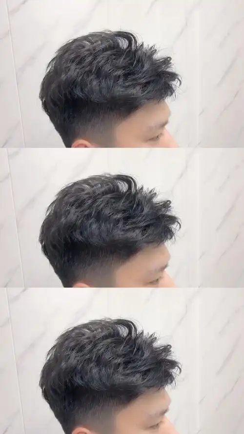 男士发型推荐,最火摩根烫,清爽阳光帅气  整体自然蓬