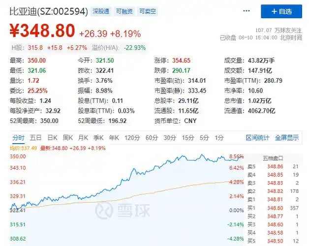 比亚迪市值破万亿,"宁王"之后"比王"来了__凤凰网