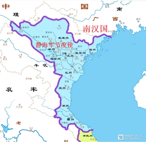从南汉国的疆域,看中国与安南的恩怨情仇