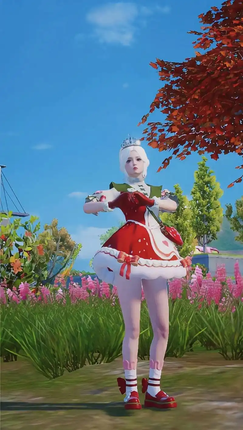 这头发配这些衣服也太好看了吧#和平精英 #吃鸡女孩 #新皮肤 - 抖音