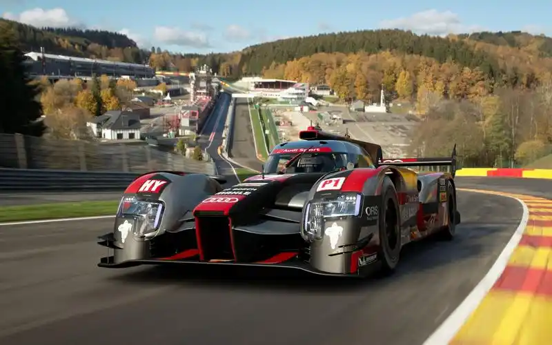 gt sport 斯帕赛道线上计时赛 奥迪r18 全球排名前0.5%