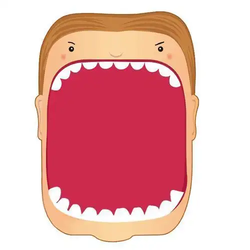 人简笔画张大嘴巴卡通人物的嘴巴图片简笔画怎么画简笔画教程绘画吧