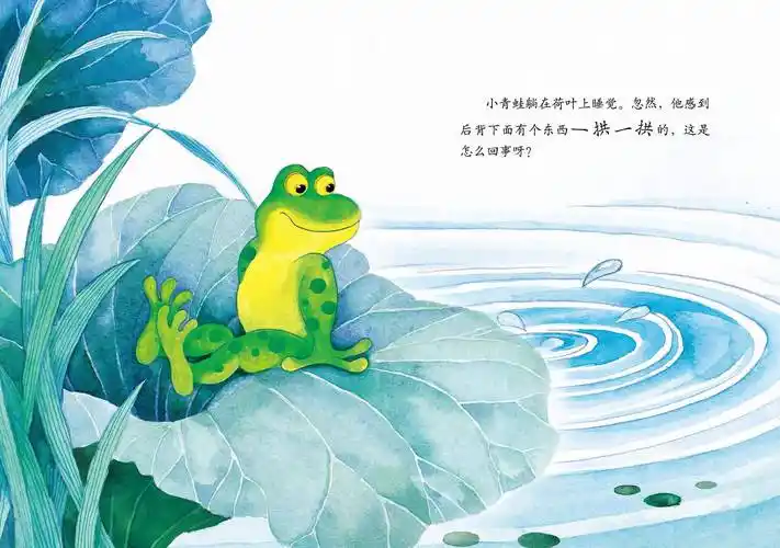 儿童绘本故事推荐《动物朋友们:小青蛙和小鲤鱼》