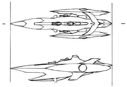 宇宙战舰的简笔画