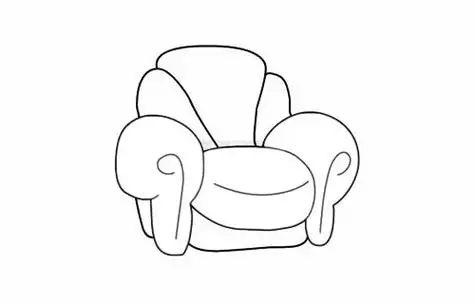 沙发简笔画简单画法步骤教程及图片大全,简笔画图片