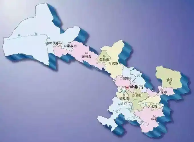 注:本文每句包含一个甘肃省的市(州)或县(区)名称,涵盖甘肃省14个市