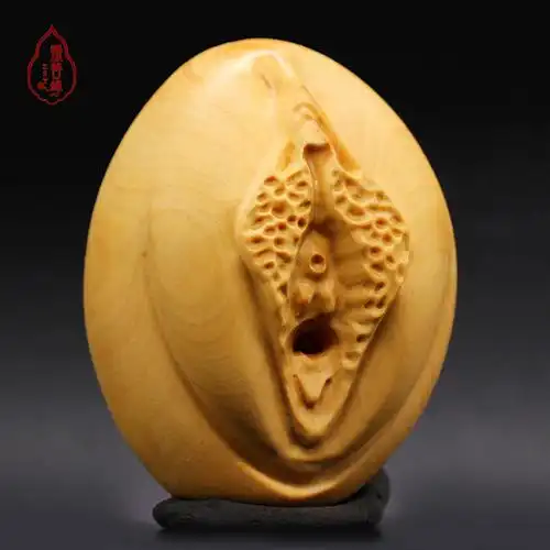 【小叶黄杨木汽车挂件木雕雕刻工艺品手把件文玩把玩人物生命之源