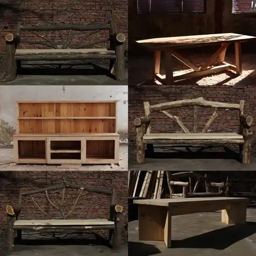 北京旧物改造木头艺术01