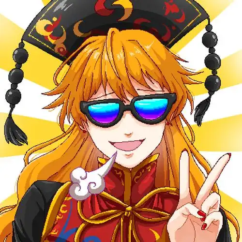 墨镜纯狐 画了(p2无背景)