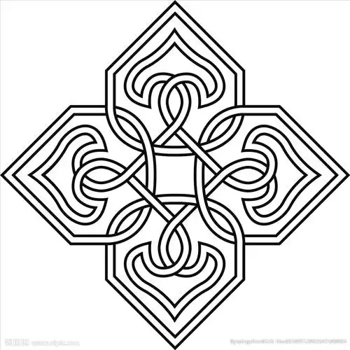 蒙古图案蒙古元素蒙古边框图片