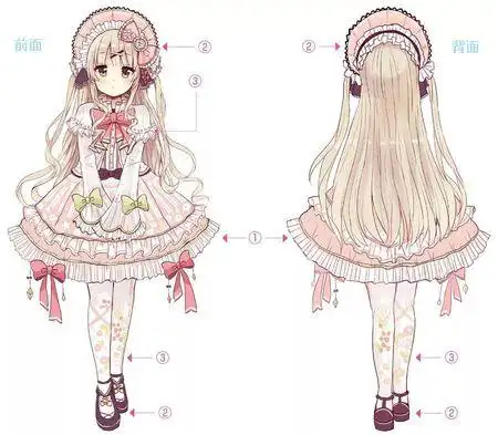 [必备]洛丽塔风格裙子蕾丝的画法-轻微课动漫网校