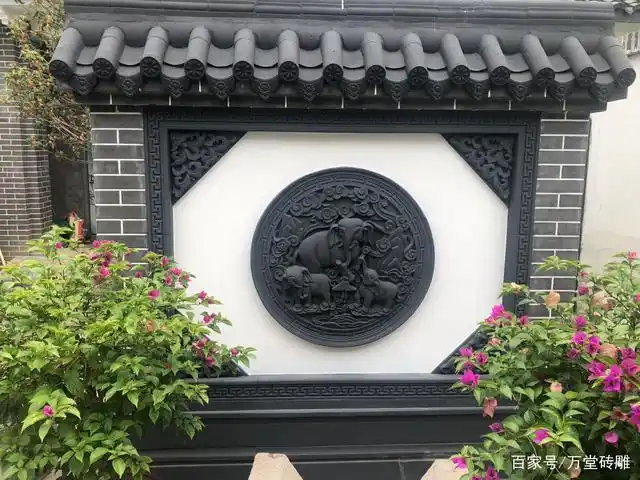 影壁墙——中式庭院里一道亮丽的装饰风景
