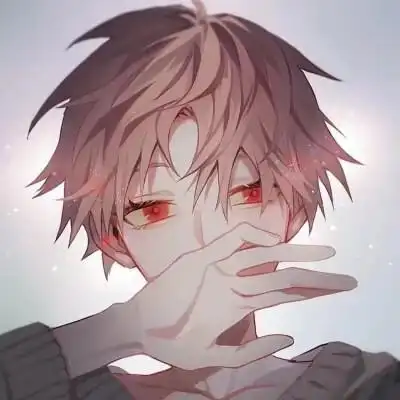 模糊 男生 男头 酷拽 画师 壁纸 背景 动漫 清新 黑白 少年 好看 暖男