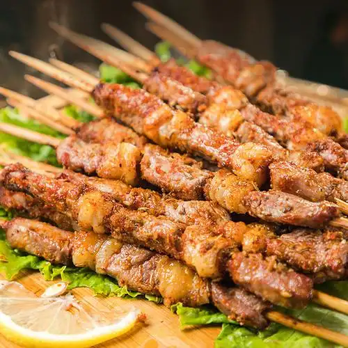 鑫掌柜羊肉串新鲜烤羊肉串烧烤食材半成品清真羊肉烤串75串1500g