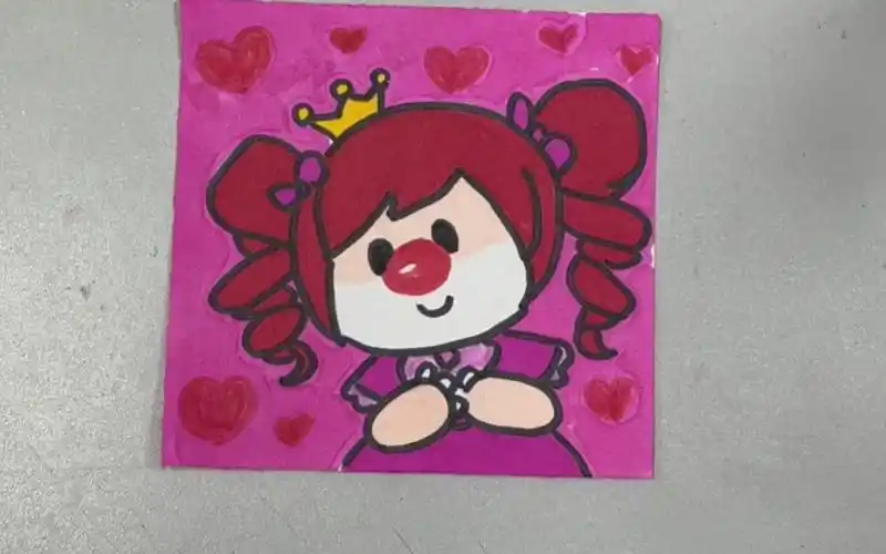 【写写画画】134(摩尔庄园)么么公主