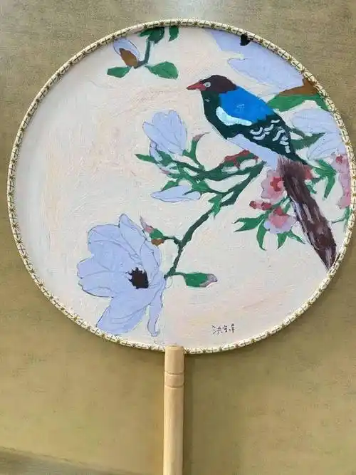 至扇至美国风雅趣五年级组华夏有衣系列活动之彩绘蒲扇