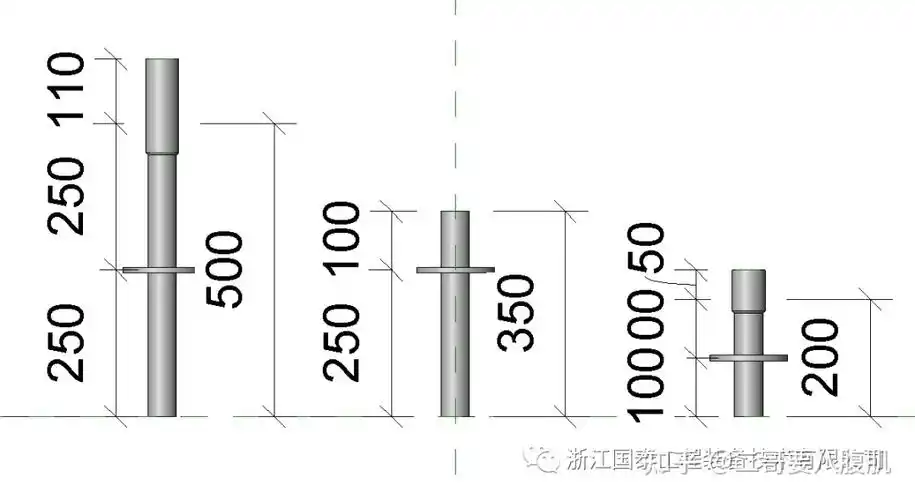 盘扣式脚手架常用的规格尺寸参数二