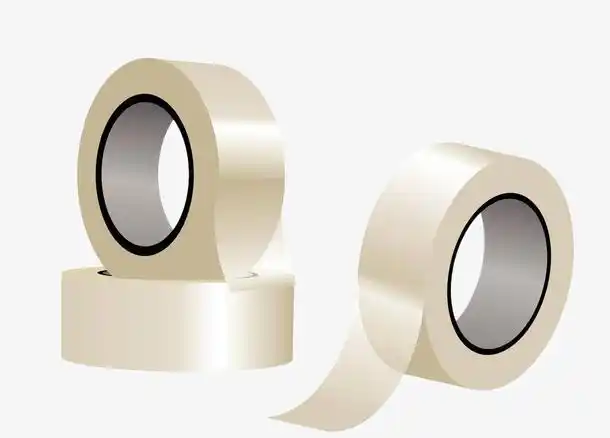 手绘白色透明胶带