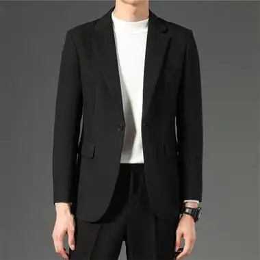 罗冠休闲西服男青年韩版潮流痞帅气小西装上衣港风潮牌轻商务单西外套