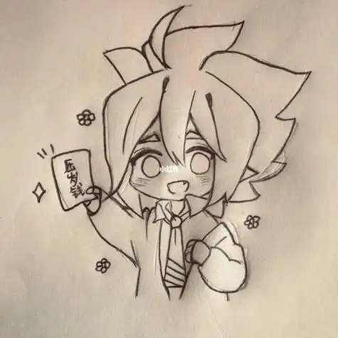 安吹对不起画残了90含过程凹凸世界简笔画临摹安迷修教程教程凹凸世界