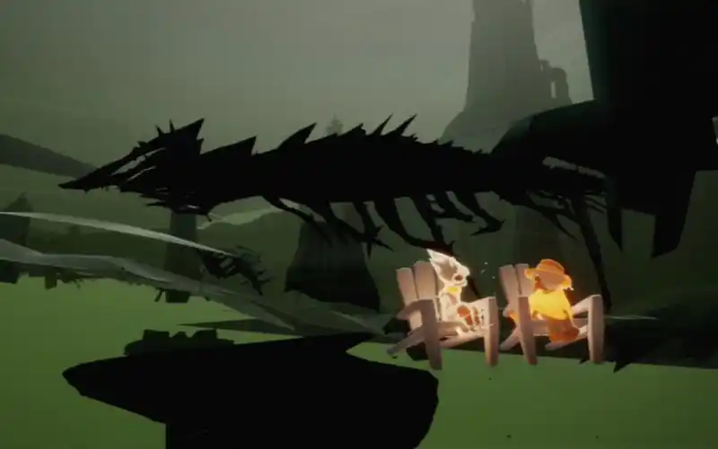 【光遇】打卡水下冥龙(非常温和)