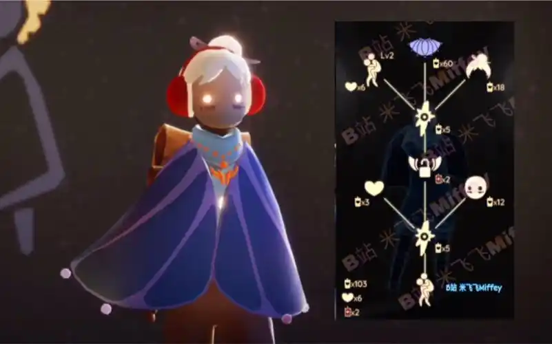 【光遇复刻】丸子头绒球斗篷先祖动作收集搭配展示(追光季)