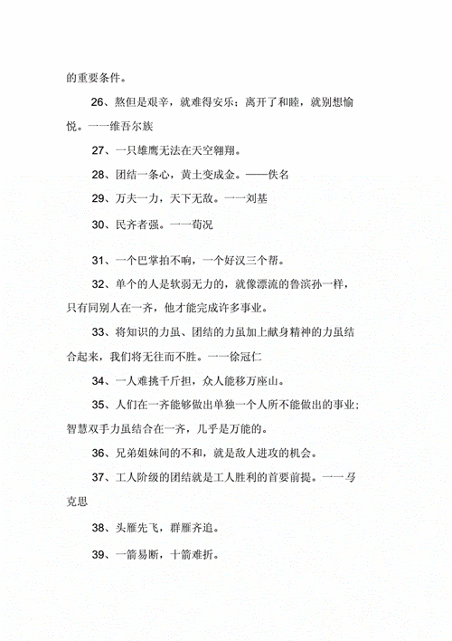 团结的的名言.docx 4页