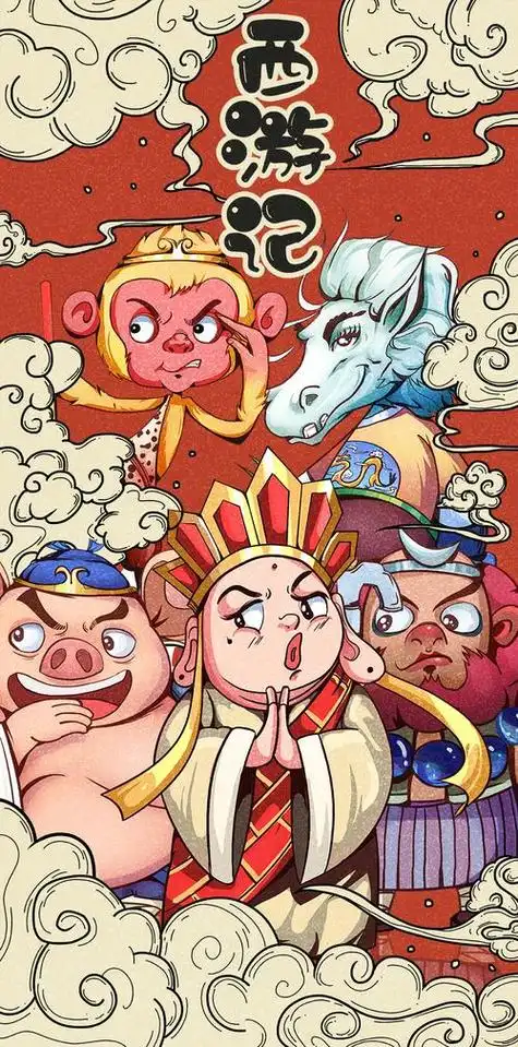 西游记师徒四人怎么画西游记师徒四人简笔画图片西游记简笔画教程