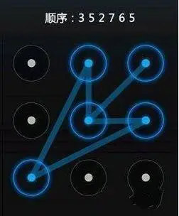 手机九宫格手势密码总共有多少种