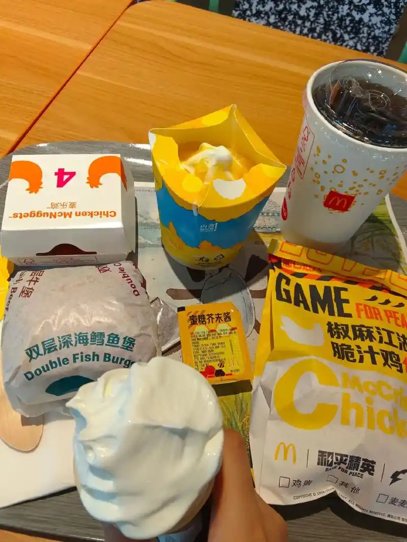 麦当劳无限好.#冬天吃雪糕 每秒每晚仿似大盗   偷走的青春 - 抖音
