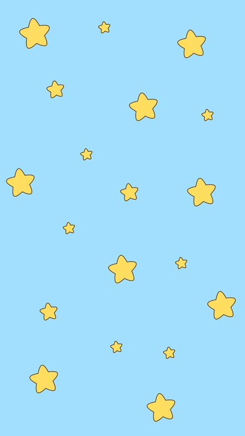 可爱星星晚安手机壁纸