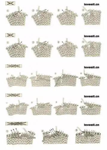 棒针钩针基础针法毛衣基本编织大全