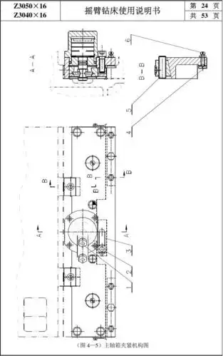 z3050型_摇臂钻床使用说明书