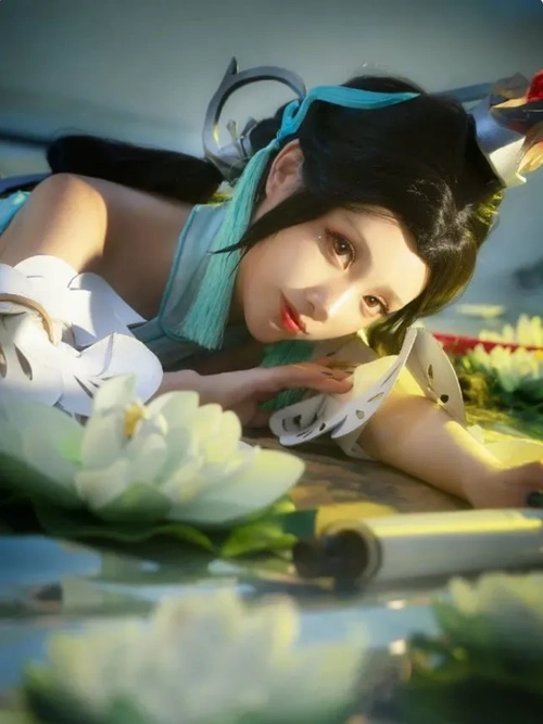 cos王者荣耀大乔白鹤梁神女cos正片